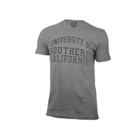 USC Trojans Heritage Gray Univ of So Cal New Vassal Vintage T-Shirt